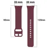 Diagram showing the dimensions of two watch straps. Produktbild-Vorschau