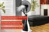 Der Unold STANDVENTILATOR NEBULA TOUCH DIGITAL, ein moderner schwarzer Standventilator mit Vernebelu Produktbild-Vorschau