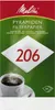 Filtry do kawy Melitta pyramid filter bags 206 białe 200 Podgląd zdjęcia produktu 2