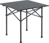 A gray folding table with a slatted top and a metal frame, shown against a white background. Náhled obrázku produktu