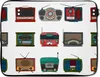 MuchoWow® Laptop Hülle 17 Zoll Laptoptasche Retro - Radio - Produktbild-Vorschau 1