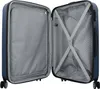 The interior of an open blue suitcase. Produktbild-Vorschau
