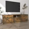 vidaXL TV-Schrank Räuchereiche 140x35x40 cm Holzwerkstoff Produktbild-Vorschau 3