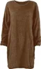 Robe pull ASKSA Femme Robe tricotée oversized Robe d'hiver Voir les images du produit 4
