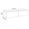 SONNI 140x40x30cm weiß Hochglanz holz hängend TV-Schränke, Produktbild-Vorschau 12