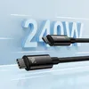 Baseus Tungsten Gold Ladekabel Datenkabel Type-C 240W 3m Podgląd zdjęcia produktu 11