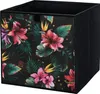Textil-Aufbewahrungsbox Muster Blumen 31x31x31 Produktbild-Vorschau 2