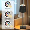 Tischlampe Kabellos, RGB LED Tischleuchte, Dimmbar Touch Produktbild-Vorschau 2