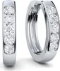 Damen Creolen Vision 925 Sterling Silber mit Zirkonia Produktbild-Vorschau 1