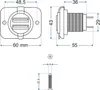 Port USB double encastrable type A 3100mA 12V/24V Voir les images du produit 9