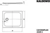 KALDEWEI Duschwanne CAYONOPLAN 2220-1 80 x 90 x 3.2 cm warm Produktbild-Vorschau 5