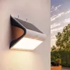 Ledvion Moderne Solar LED Wandlampe sensor 8W Warmweiß IP65 Produktbild-Vorschau 1