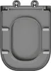 Toilettensitz Grau 47,5 x 35 x 3,6 cm Duroplast Produktbild-Vorschau 8