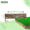 BOGATECO 3 x obruba záhonu z lieskových orechov | 20 cm Náhľad obrázku produktu 2