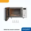 Exquisit Unterbau-Mikrowelle UMW 800G-3.1 Inox |  20 Liter Produktbild-Vorschau 5