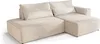 BroMARKT Ecksofa mit Schlaffunktion TIVIO 190x115 cm Produktbild-Vorschau 2