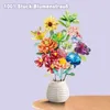 Blumen Bouquet Building Set 1001 Stück, DIY Einzigartige Produktbild-Vorschau 2