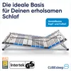 CUBEsleep 7-Zonen Pure KF Lattenrost 120 x 210 cm Kopf- und Produktbild-Vorschau 2