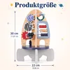 Montessori Holzspielzeug Rakete für Kinder ab 1 Jahr – Produktbild-Vorschau 2
