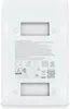 The back of a white Ubiquiti PoE+ Adapter 30W with regulatory and model information printed on it. Produktbild-Vorschau