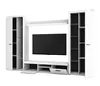 AX LIVING Spacoro XL Wohnwand weiß modern hochwertig 300 cm Produktbild-Vorschau 4