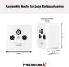 PremiumX PX3 Antennendose 3-Fach Enddose Antennen-Dose Produktbild-Vorschau 4