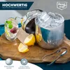 bremermann Eiswürfelbehälter mit Zange, Edelstahl-Eiskübel Produktbild-Vorschau 3