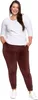 Bequeme Damen-Velours-Trainingsanzughose Mit Hohem Bund Und Produktbild-Vorschau 14