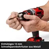 Akumulatorowa wiertarko-wkrętarka udarowa Einhell TE-CD Podgląd zdjęcia produktu 8