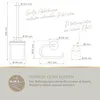 Lenz JUNA Bad-Accessoire Set Gold WC-Bürstengarnitur, Produktbild-Vorschau 6