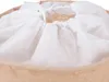 Close-up view of the inside of a fabric storage basket with a white drawstring closure. Produktbild-Vorschau