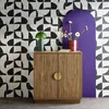sweeek - Exotisches Sideboard 2 Türen 80cm - Mangoholzlook Produktbild-Vorschau 4