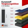 150 x INOVATEC Kunststoff Verglasungsklötze 100 x 24 im Produktbild-Vorschau 2