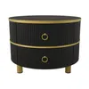 okwish Couchtisch 2-in-1 runder MDF Beistelltisch mit Produktbild-Vorschau 9