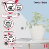 KOTARBAU® 2er Set Pflanzentopf mit Untersetzer Weiß ⌀ 31 cm Produktbild-Vorschau 4