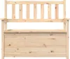 Lavice 112,5x51,5x96,5 cm masivní borovice Náhled obrázku produktu 5