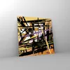 Bilder auf glas - Abstraktion modern - 60x60cm - Glasbilder Produktbild-Vorschau 4