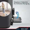 WELLGRO Treteimer 2x30L Grau – Edelstahl mit Softclose & Produktbild-Vorschau 5