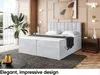 MEBLINI Boxspringbett mit Bettkasten - Gepolstert Produktbild-Vorschau 3