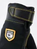 Schwarzer Fingerhandschuh "Ergo Grip Active - 5 finger" von Hestra mit gelben Nähten und Logo. Podgląd zdjęcia produktu