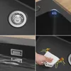 CECIPA max Spülbecken Schwarz 70x45x20 cm mit Wasserhahn Produktbild-Vorschau 5