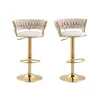 Two bar stools are shown against a white background. Voir les images du produit