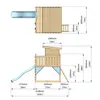 OutdoorToys Stelzenhaus Polarstern aus Holz in Grün Produktbild-Vorschau 5