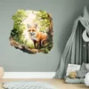 254 Wandtattoo Fuchs im Wald in 4 vers. Größen - Größe 750 Produktbild-Vorschau 5