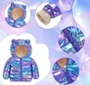 Meisjes winterjas, waterdicht, paars, maat 12-18 maanden Productafbeelding-voorbeeld 2