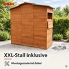 Hühnerstall XL Kleintierstall mit Auslauf & Nestbox Produktbild-Vorschau 9