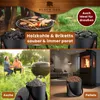 BLACK OAK Ascheeimer TOBA 5L – schwarz mit Deckel & Produktbild-Vorschau 7