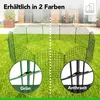 NewHabitat | 15x Teichzaun Steckzaun aus Metall Anthrazit Produktbild-Vorschau 4