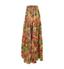 Hippie Rock Damen – Langer Blumenrock & Stirnband – 70er Produktbild-Vorschau 5