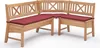 Eckbank Deborah aus Massivholz 177 x 135 x 87 Küchenbank Produktbild-Vorschau 1